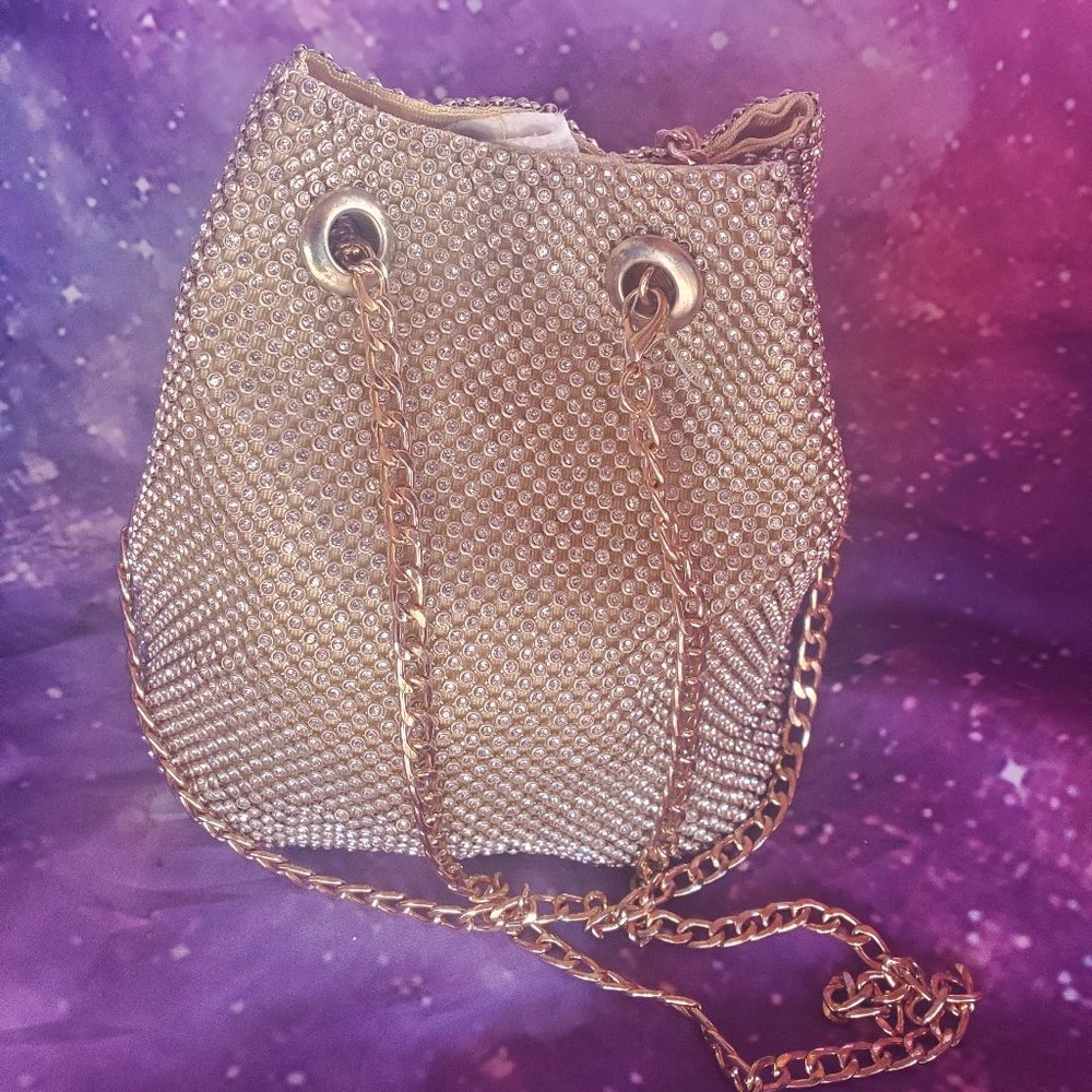 OLIVIA MILLER rhinestone handbag